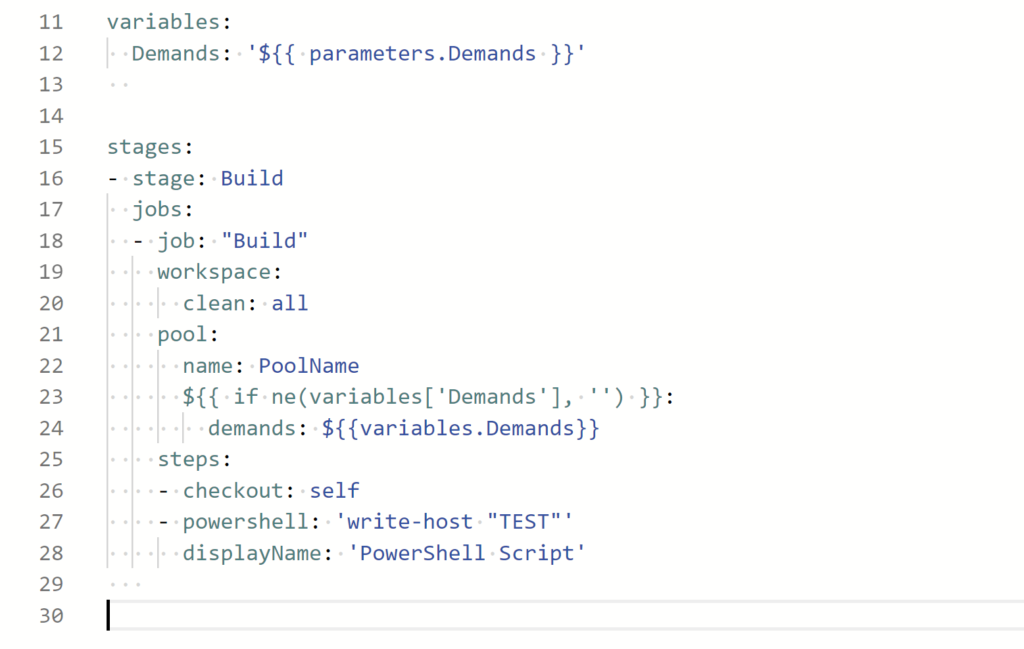Setting Runtime Demands in Azure DevOps YAML Pipelines - Tom Austin